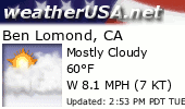 Click for Forecast for Ben Lomond, California from weatherUSA.net